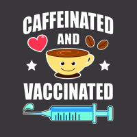 Coffee Lover Caffeinated And Vaccinated Ladies Curvy T-shirt | Artistshot