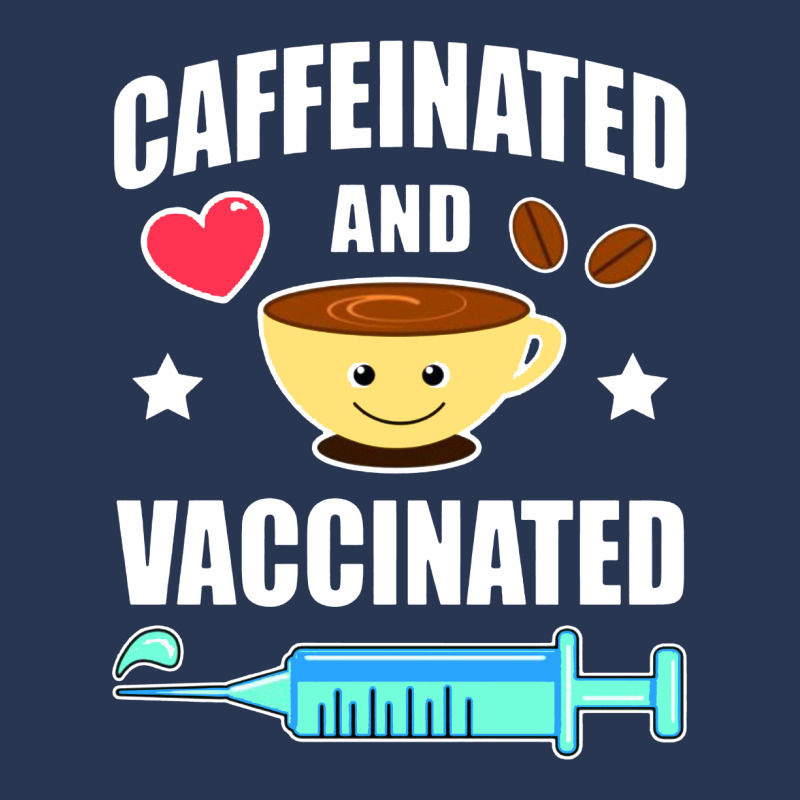 Coffee Lover Caffeinated And Vaccinated Ladies Denim Jacket by jurdex Tees | Artistshot