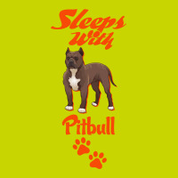 Sleeps With Pitbull All Over Men's T-shirt | Artistshot