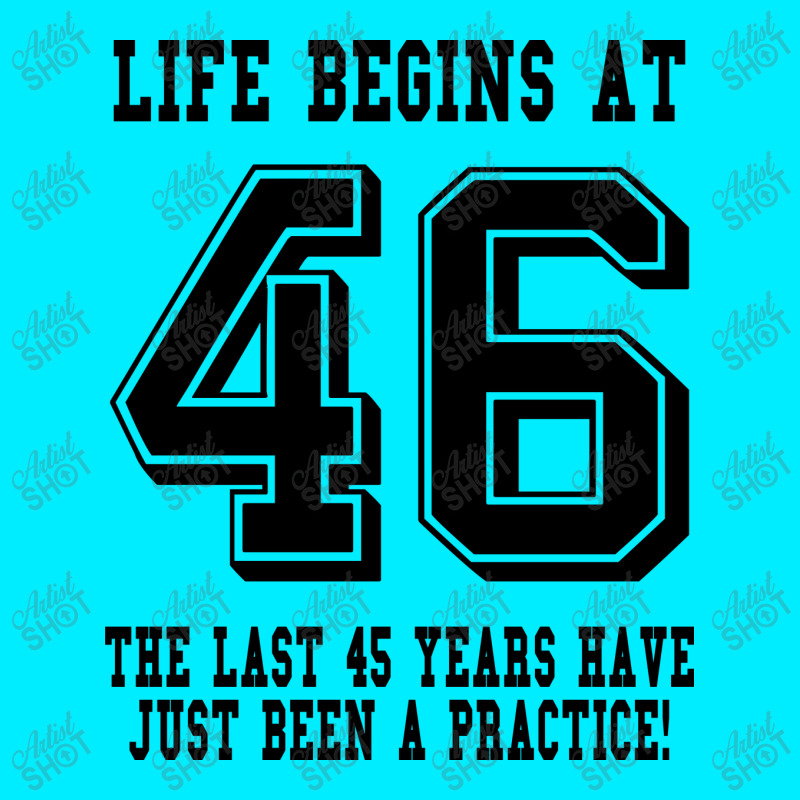 46th Birthday Life Begins At 46 All Over Men's T-shirt | Artistshot