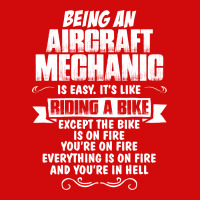 Being A Aircraft Mechanic Is Easy Its Like Riding A Bike 1 All Over Men's T-shirt | Artistshot