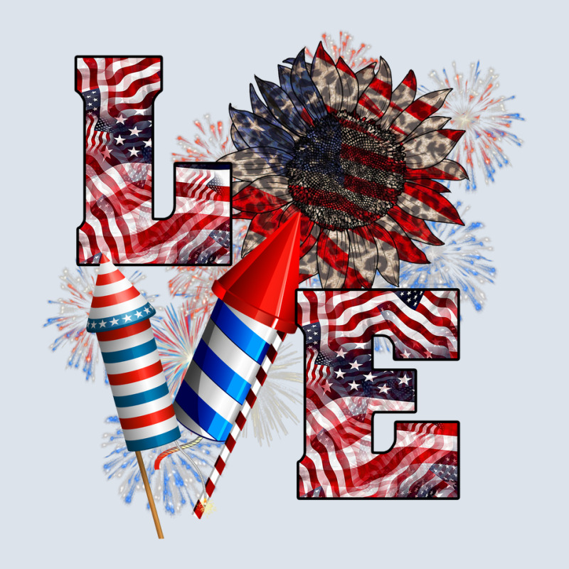 Love Sunflower Firecrackers, 4th Of July Independence Day T-shirt | Artistshot