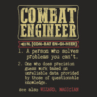 Combat Engineer Dictionary Term Ladies Fitted T-shirt | Artistshot