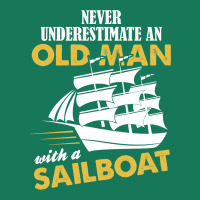 Never Underestimate An Old Man With A Sailboat All Over Men's T-shirt | Artistshot