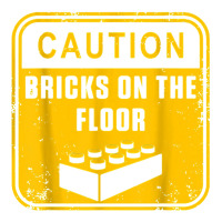 Caution Bricks On Floor Master Builder Building Blocks Unisex Hoodie | Artistshot