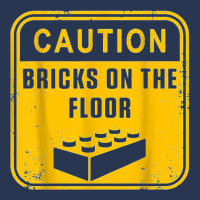 Caution Bricks On Floor Master Builder Building Blocks Men Denim Jacket | Artistshot