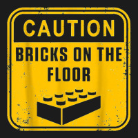 Caution Bricks On Floor Master Builder Building Blocks Hoodie & Jogger Set | Artistshot