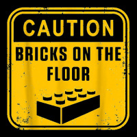 Caution Bricks On Floor Master Builder Building Blocks Fleece Short | Artistshot