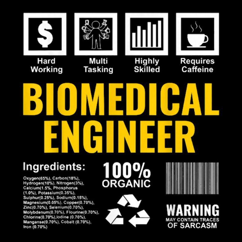 Biomedical Engineer Facts Label Biomedical Engineering Cropped Sweater by saterseim | Artistshot