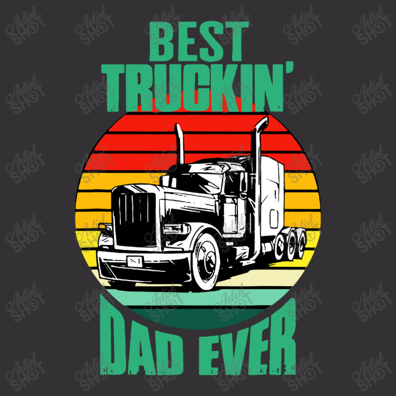 Best Truckin' Dad Ever Retro Trucker Dad Funny Vintage Short by chagoi | Artistshot