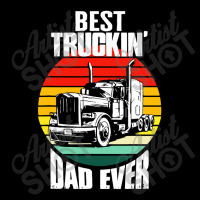 Best Truckin' Dad Ever Retro Trucker Dad Funny Fleece Short | Artistshot