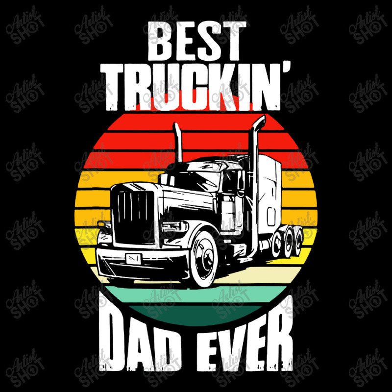 Best Truckin' Dad Ever Retro Trucker Dad Funny Fleece Short by chagoi | Artistshot