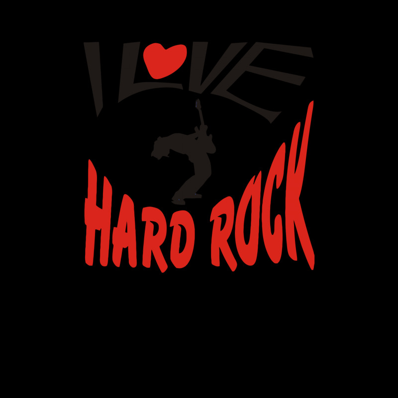 I Love Hard Rock Men's Long Sleeve Pajama Set | Artistshot