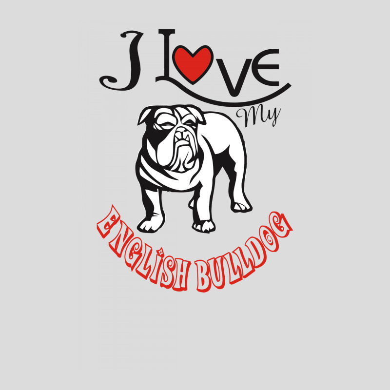 I Love My English Bulldog Men's Polo Shirt | Artistshot