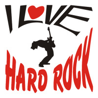 I Love Hard Rock Zipper Hoodie | Artistshot