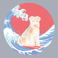 Lakeland Terrier T  Shirt Lakeland Terrier Gifts   Ocean Waves Surfing Tank Dress | Artistshot