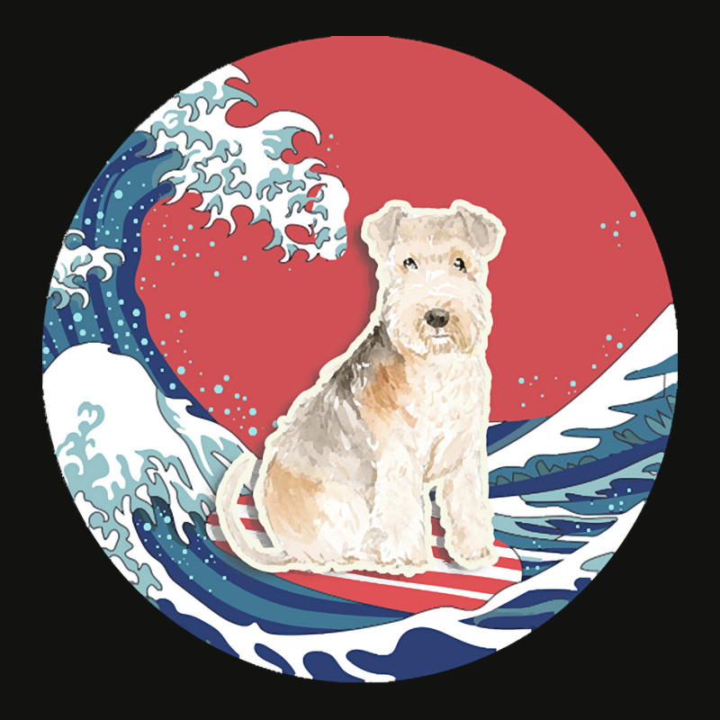 Lakeland Terrier T  Shirt Lakeland Terrier Gifts   Ocean Waves Surfing Scorecard Crop Tee by tamia77738 | Artistshot