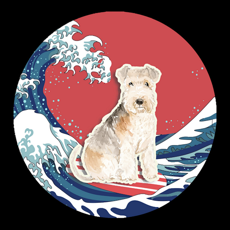 Lakeland Terrier T  Shirt Lakeland Terrier Gifts   Ocean Waves Surfing Cropped Sweater by tamia77738 | Artistshot