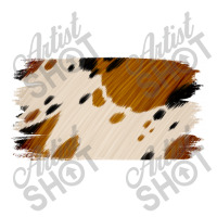 Cowhide Black And Light Brown Brushstroke Maternity Scoop Neck T-shirt | Artistshot