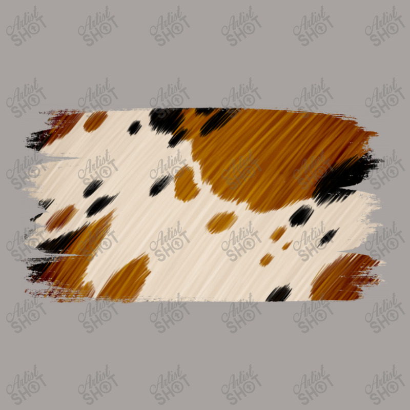 Cowhide Black And Light Brown Brushstroke Racerback Tank | Artistshot