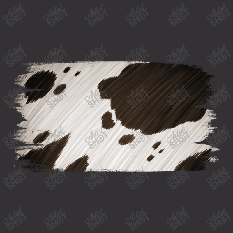 Cowhide Black And White Brush Strokes Background Vintage Hoodie And Short Set | Artistshot