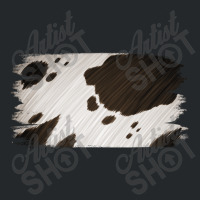 Cowhide Black And White Brush Strokes Background Crewneck Sweatshirt | Artistshot