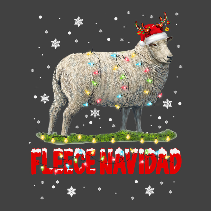 Sheep Fleece Navidad Funny Xmas Lights Santa Reindeer Sheep Farmer 287 Vintage T-shirt | Artistshot