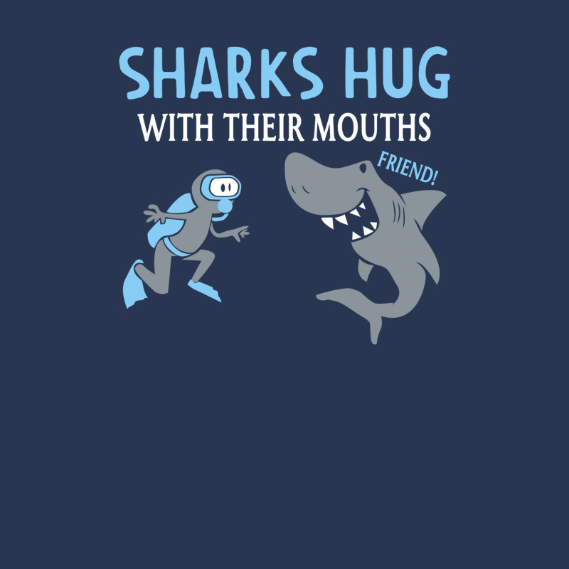 Sharks Hug With Their Mouths Men Denim Jacket | Artistshot