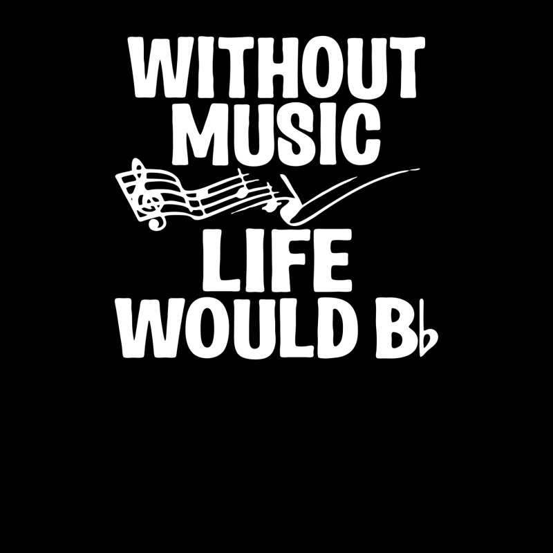 Without Music Life Would B Flat Fleece Short | Artistshot