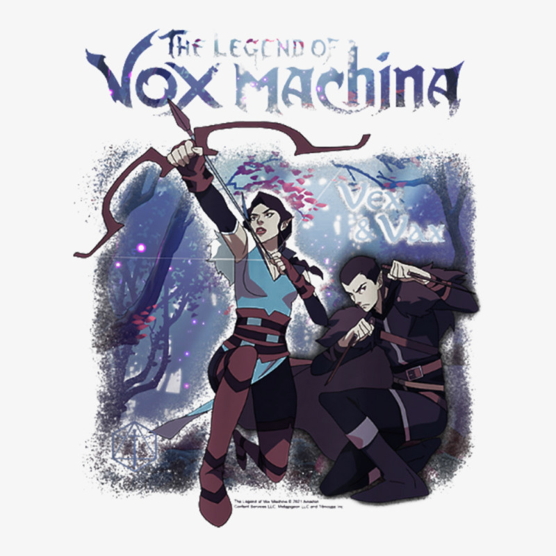 The Legend Of Vox Machina Vex And Vax Forest Scene Ladies Fitted T-Shirt by saterseim | Artistshot