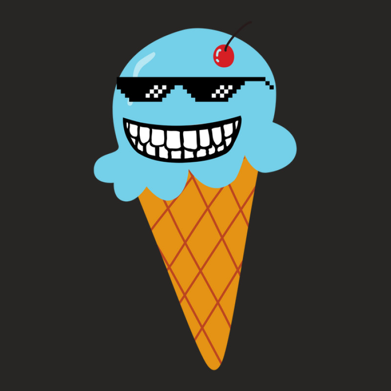 Ice Cream Smile Ladies Fitted T-Shirt by Jack99 | Artistshot