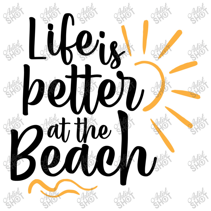 Life Is Better At The Beach Zipper Hoodie by Nitastudioz | Artistshot