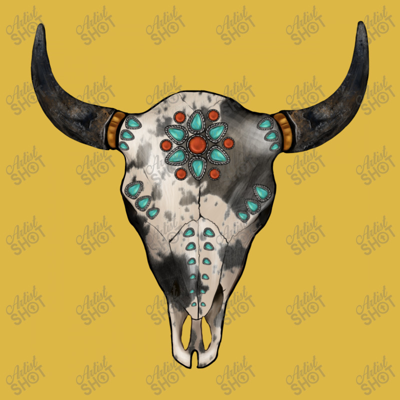 Cowhide Bull Skull Classic T-shirt | Artistshot