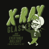 X-ray Glasses See Through Everything Instantly! Scorecard Crop Tee | Artistshot