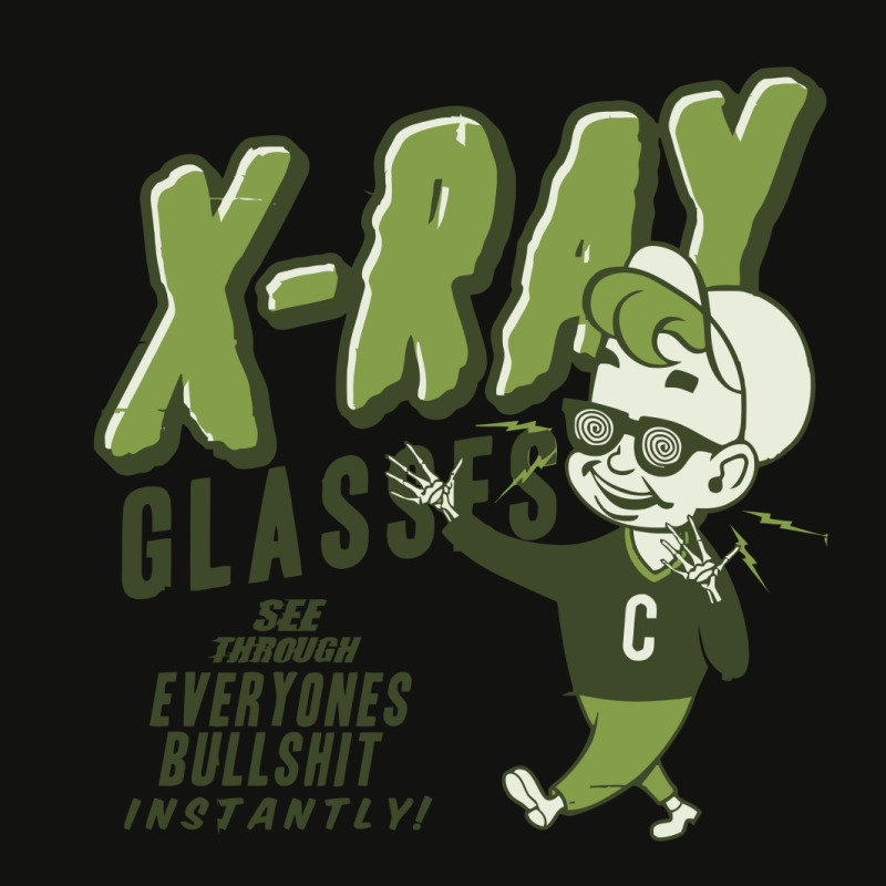 X-ray Glasses See Through Everything Instantly! Scorecard Crop Tee | Artistshot