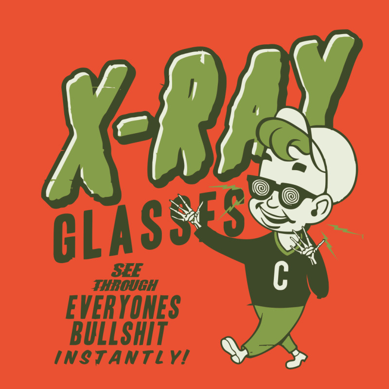 X-ray Glasses See Through Everything Instantly! Ladies Fitted T-shirt | Artistshot