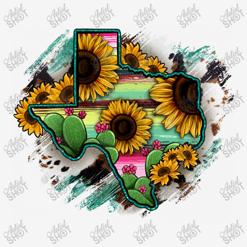 Texas Map Sunflower Cactus Serape Baby Beanies | Artistshot