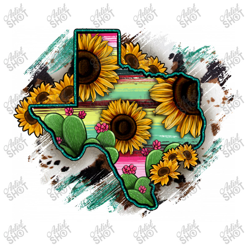 Texas Map Sunflower Cactus Serape Baby Bodysuit | Artistshot