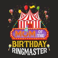 Mom Of The Birthday Ringmaster Kids T  Shirt Birthday Party Circus Mom Ladies Fitted T-shirt | Artistshot