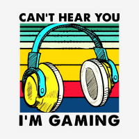 Vintage Headphone Can't Hear You I'm Gaming Baby Beanies | Artistshot