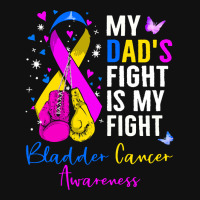 My Dads Fight Is My Fight Bladder T  Shirt My Dad's Fight Is My Fight Baby Beanies | Artistshot