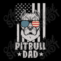 Mens Pitbull Dad American Usa Flag | Pitbull Dog Lovers Maternity Scoop Neck T-shirt | Artistshot