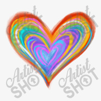 Watercolor Pride Heart Ladies Fitted T-shirt | Artistshot