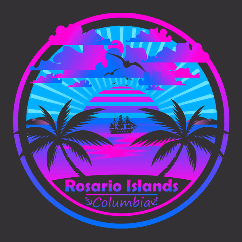 Rosario Islands T  Shirt Rosario Islands Beach Colombia, Palm Trees Su Vintage Short by partyguess | Artistshot