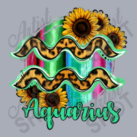 Aquarius Zodiac Sign Sunflower Leopard Serape Tank Dress | Artistshot