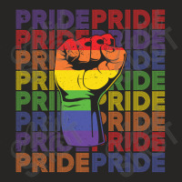 Rainbow Fist Pride Ladies Fitted T-shirt | Artistshot