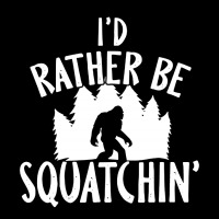 I'd Rather Be Squatchin Cropped Sweater | Artistshot