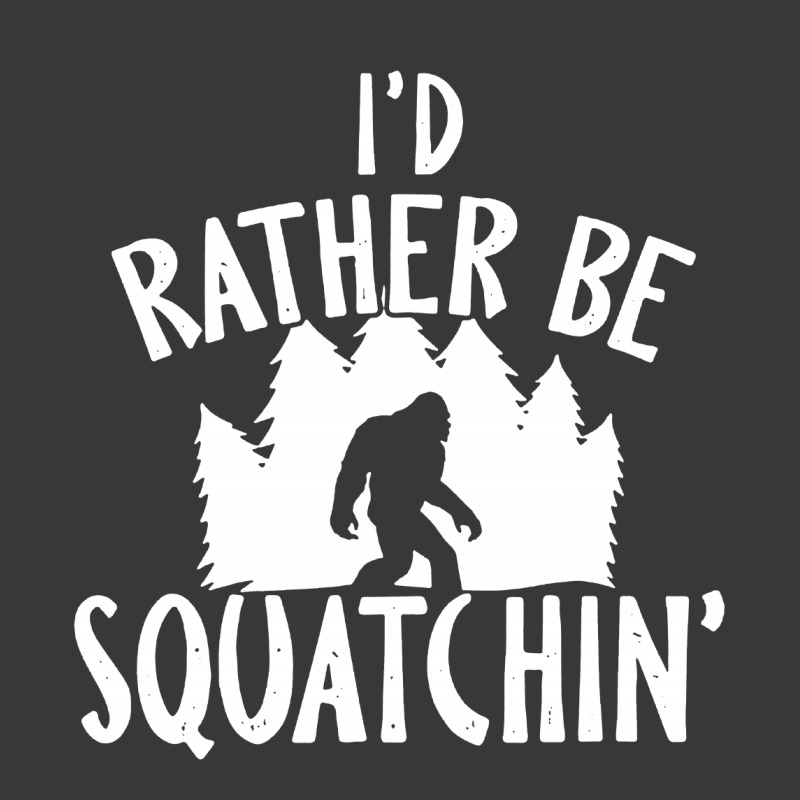 I'd Rather Be Squatchin Ladies Curvy T-Shirt by atereabag | Artistshot