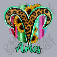 Aries Zodiac Sign Sunflower Leopard Serape Tank Dress | Artistshot