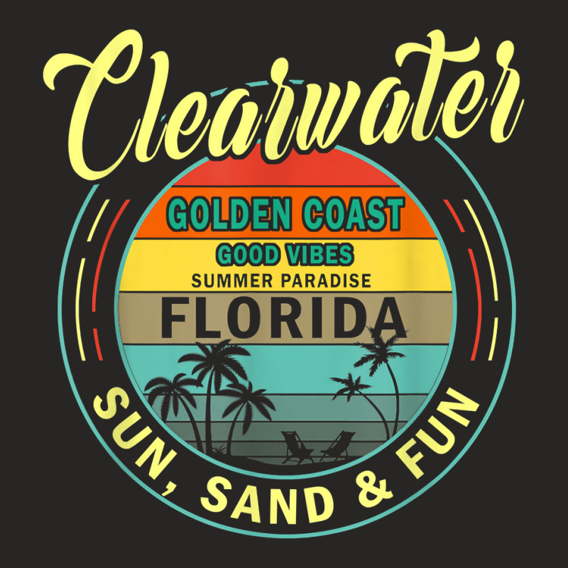 Clearwater Beach Florida   Summer Clearwater Beach T Shirt T Shirt Ladies Fitted T-Shirt by franceskagilland | Artistshot